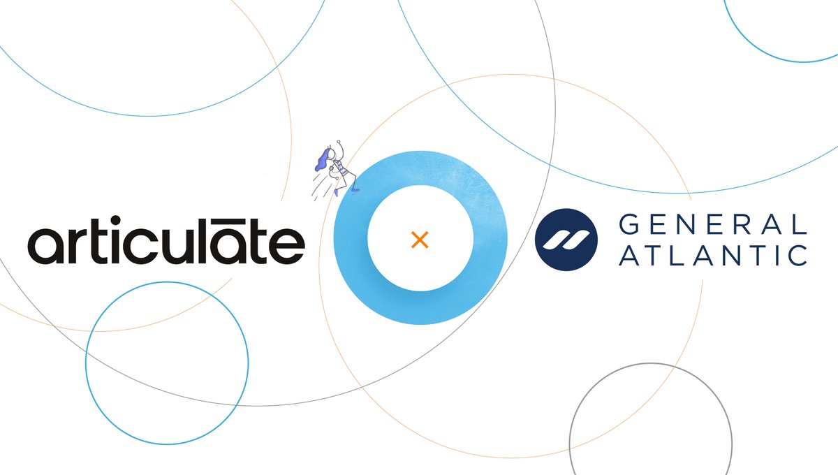 generalatlantic's tweet photo. .@Articulate is transforming training for the new world of work. In one of the largest-ever Series A rounds, GA is joining Articulate on its journey to support companies – including all 100 of the Fortune 100 – in building human-centric online trainings. https://t.co/tgr33iu3wJ https://t.co/nDZagnNxZF