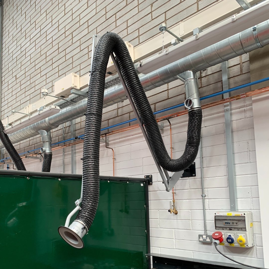 BEAM_VacAndVent's tweet image. Beam were delighted to have been selected to provide the weld fume extraction system at the new Welder Training Facility for South Western College at Kilcronagh, Cookstown.

Read the full project details here: ow.ly/sAIk50FkQ9z

#Beam #weldfumeextraction #SWC