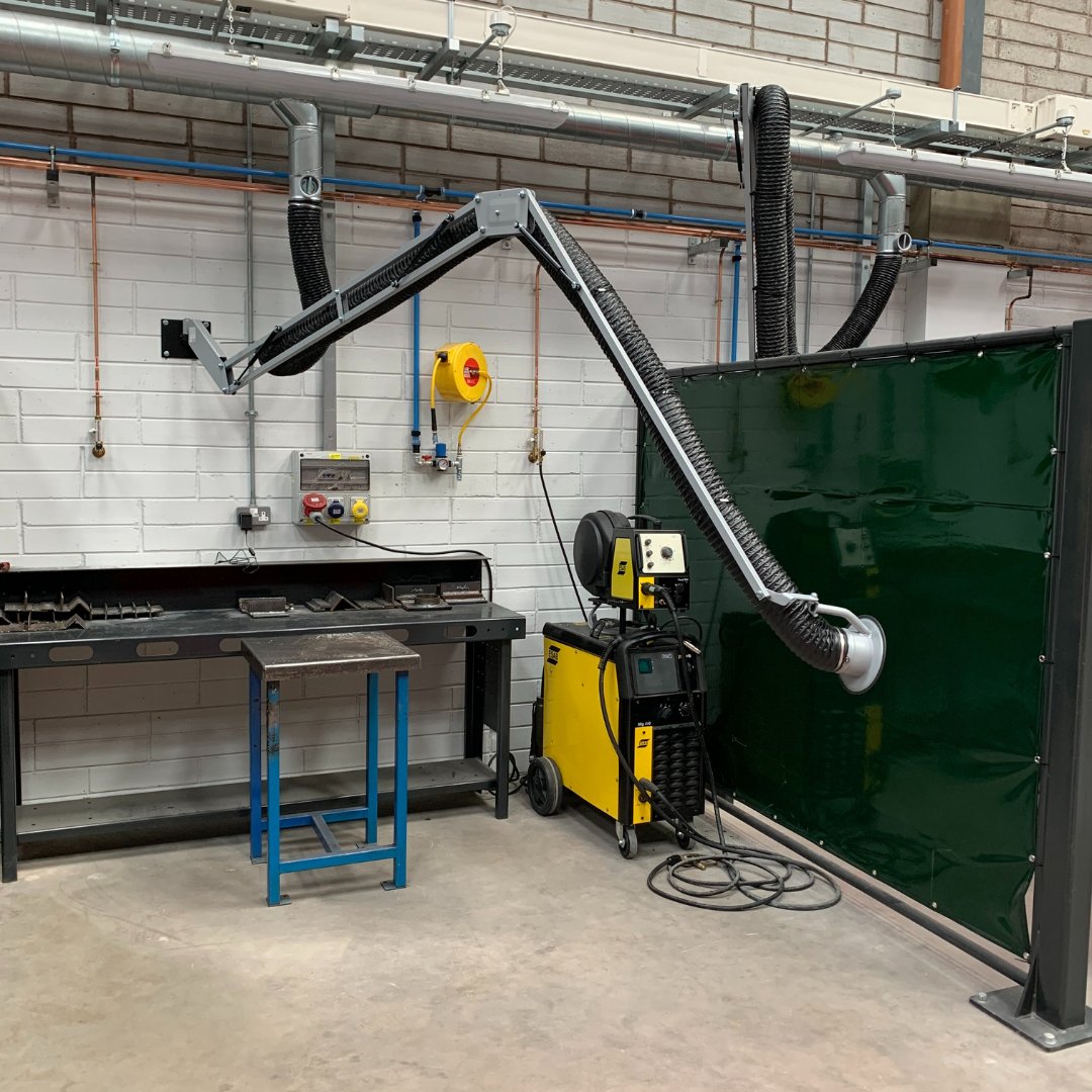 BEAM_VacAndVent's tweet image. Beam were delighted to have been selected to provide the weld fume extraction system at the new Welder Training Facility for South Western College at Kilcronagh, Cookstown.

Read the full project details here: ow.ly/sAIk50FkQ9z

#Beam #weldfumeextraction #SWC