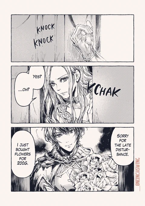 Flower Vases (Edelbert &amp; Byleth / English Ver.) [1/2]This story is based on a setting in which garreg mach is still used as their base during the war against agartha.Read from right to left manga style 