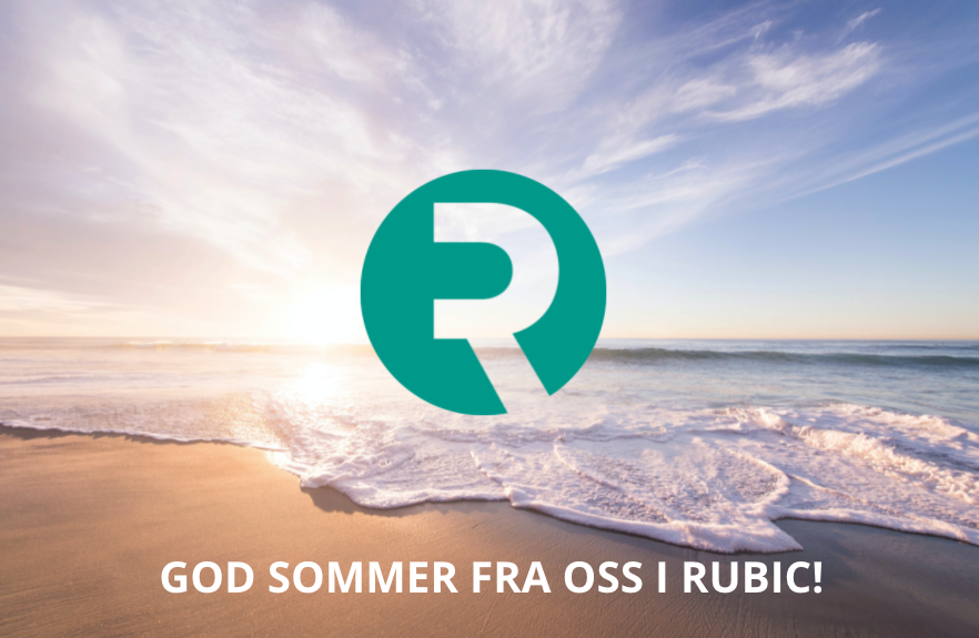 Rubic_AS's tweet image. Da var sommeren godt i gang, vi i Rubic ønsker alle våre følgere, samarbeidspartnere og kunder en riktig god sommer! Nyt sommeren og kos dere!