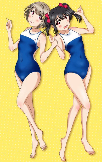 過去絵なんだけど、にこかすペア好きなのよ😁 #矢澤にこ #中須かすみ #虹ヶ咲学園 #ラブライブ 