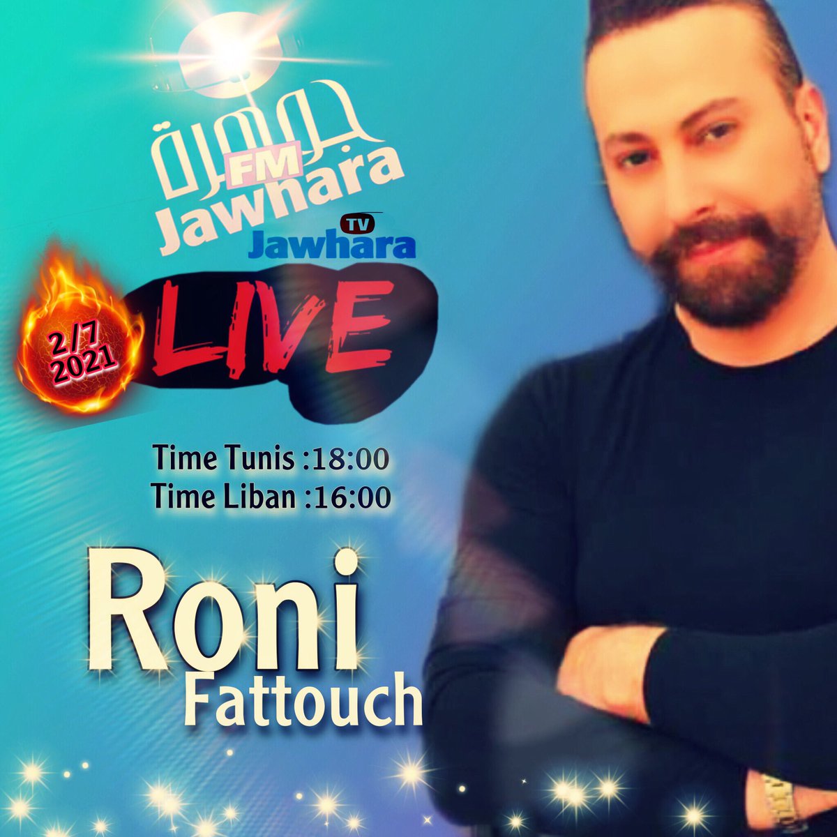 FattouchRoni's tweet photo. #interview #live #tv #radio #jawharatv #roni_fattouch https://t.co/v6wBHnNE9v