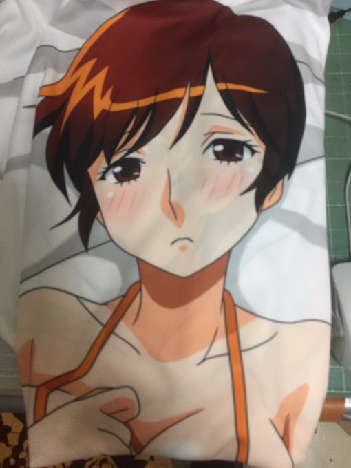 エツ子さんの抱き枕カバーが届いたんですよ、今回図版が良かったので注文しました。 