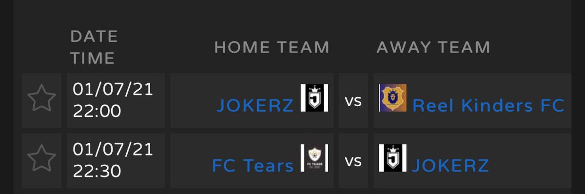 2 games today as the Jokerz look to bring home 6 points. #Jokerz