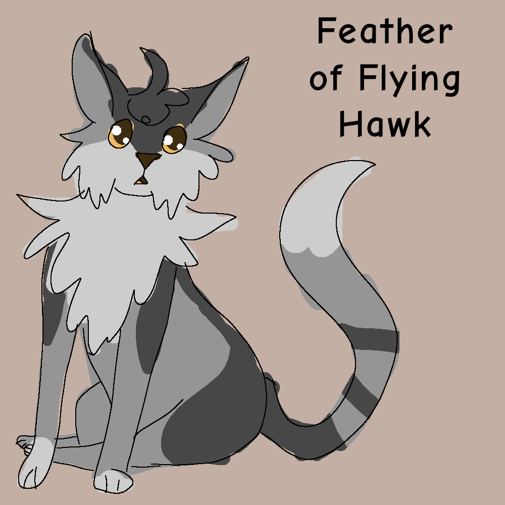 werriar_cots's tweet photo. #feather #featherofflyinghawk #wcotw @theclandom #warriorcats #art https://t.co/X1uVEFOHQQ
