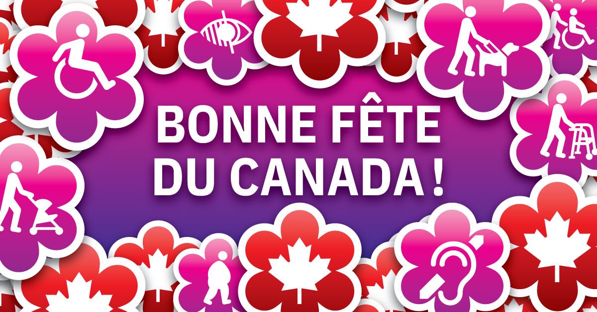 🎉 Toute l'Équipe de Kéroul vous souhaite une très belle fête du Canada 🇨🇦 
#Canada #CanadaDay #FeteduCanada #keroul
