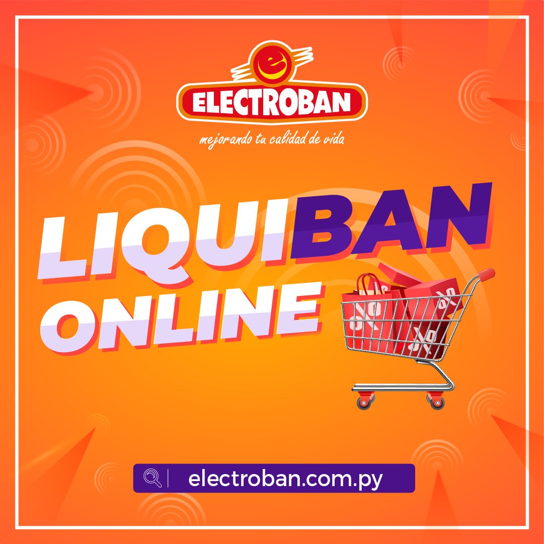 electrobanpy's tweet image. Porque los mejores descuentos siguen en Electroban, se viene la LiquiBan Online del 1 al 4 de julio, visita nuestra pagina web en electroban.com.py y entérate de las super ofertas que tenemos para vos.