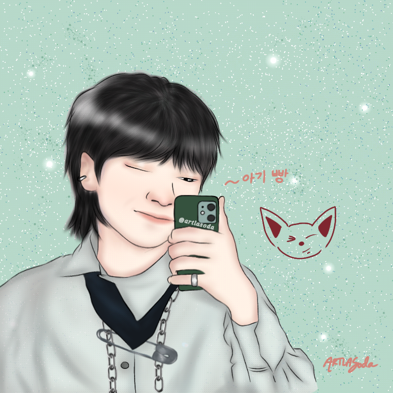 artlasoda's tweet photo. INstraygram 😋😍📷

#StrayKids #Straykidsfanart #skz #digitalarts #yangjeongin #I.N #digitaldrawing #INstragram https://t.co/ZWOdqCjBr1