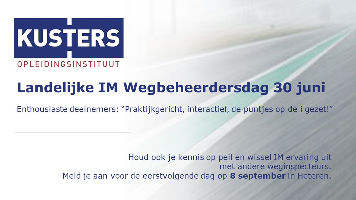 Kusters Opleidingsinstituut tweet media