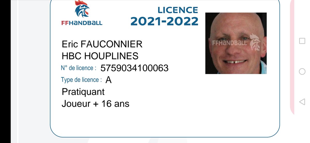 46eme licence de Handball en tant que joueur#lapassionduhand