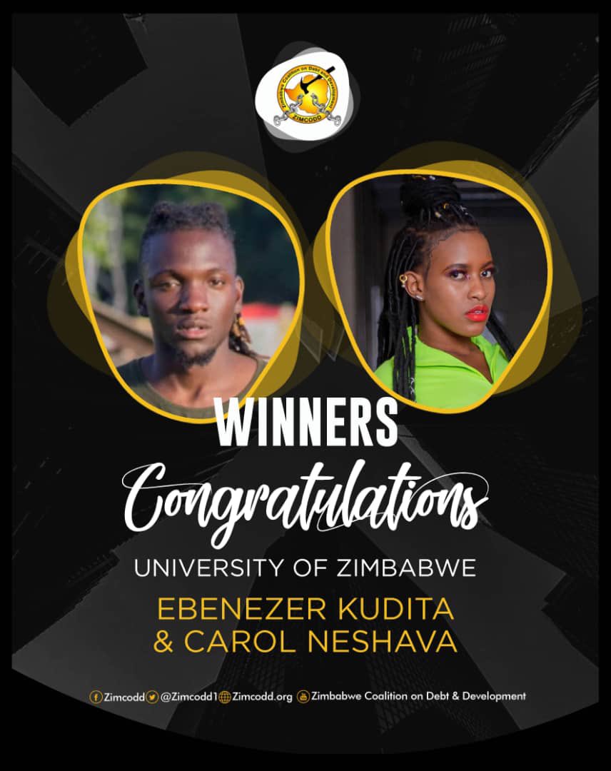 The verdict is in! Congratulations to our Tertiary Debate winners! @UniversityOfZim walks away with a Gold Shield and 🏅 for toughing up the competition and strengthening youth voices in socio-economic justice and especially in the extractives sector. @ParliamentZim @ZELA_Infor