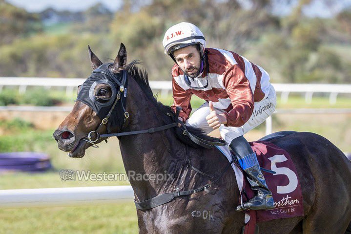 darlingviewTB's tweet photo. STRAKIN (3yo by I’m All The Talk) gives Robert Harvey @harveyracingwa a wonderful retirement present, congratulations on a wonderful career. Yet another new winner for IATT, he keeps raising the bar! @TBBreedersWA @breednet @SmcGrudds #bestvaluesire #westspeed #sireonfire 🔥🔥 https://t.co/KrPE3WJuhs