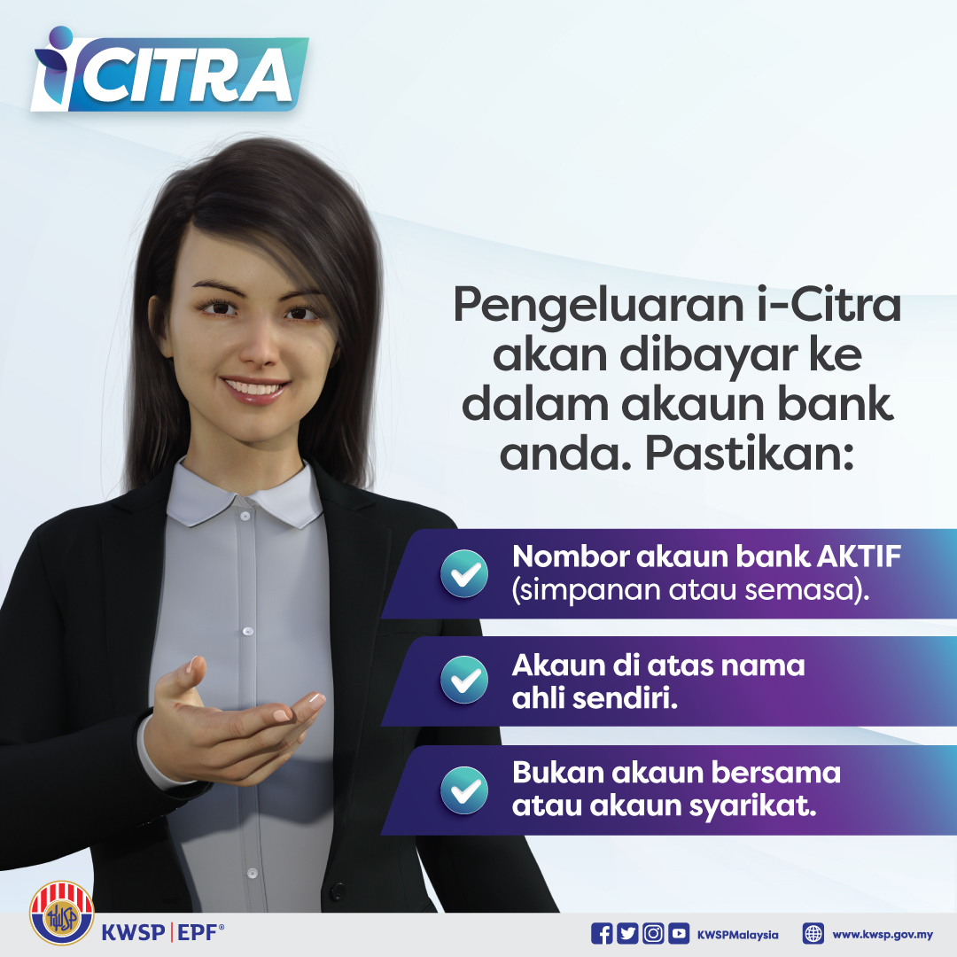 I citra akaun 1 atau 2