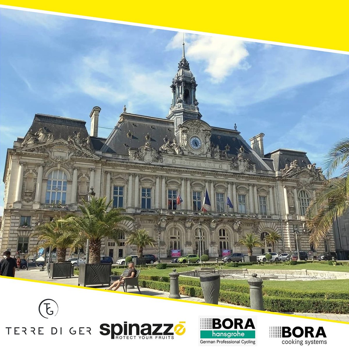 TerrediGer's tweet photo. 6th stage #Tours - #Chateauroux beautiful landscape #paysdelaloire #borahansgrohe #boracookingsystem #spinazzegroup #TDF2021 https://t.co/npIMdb20Kg