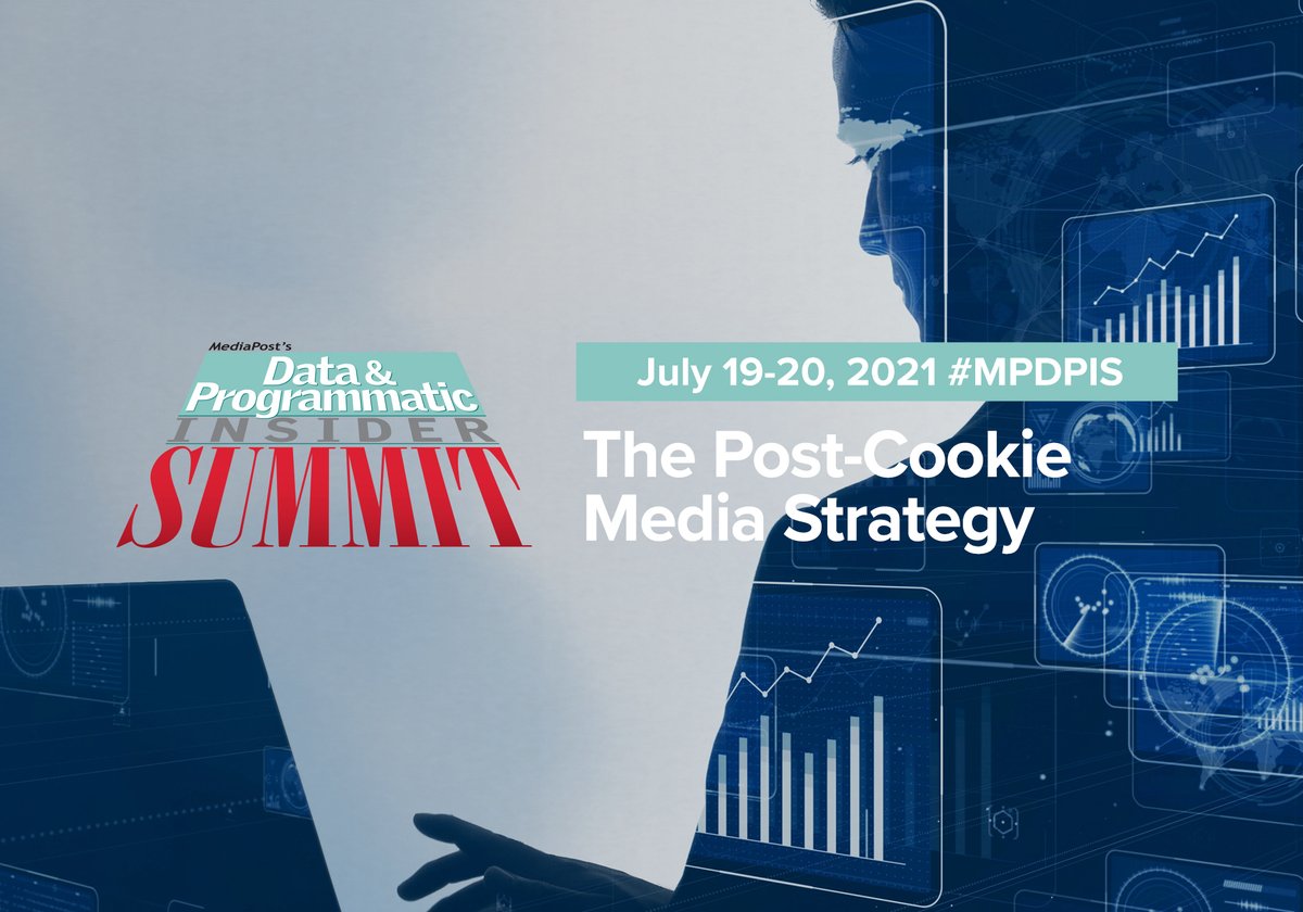 MediaPost's tweet photo. Join us 07/19 - 07/20 at Data & Programmatic Insider Summit (online or in-person) to lean from industry experts about the post-cookie media strategy: https://t.co/QPdrYSEkNv #MPProgrammatic https://t.co/8oW9leDdUZ