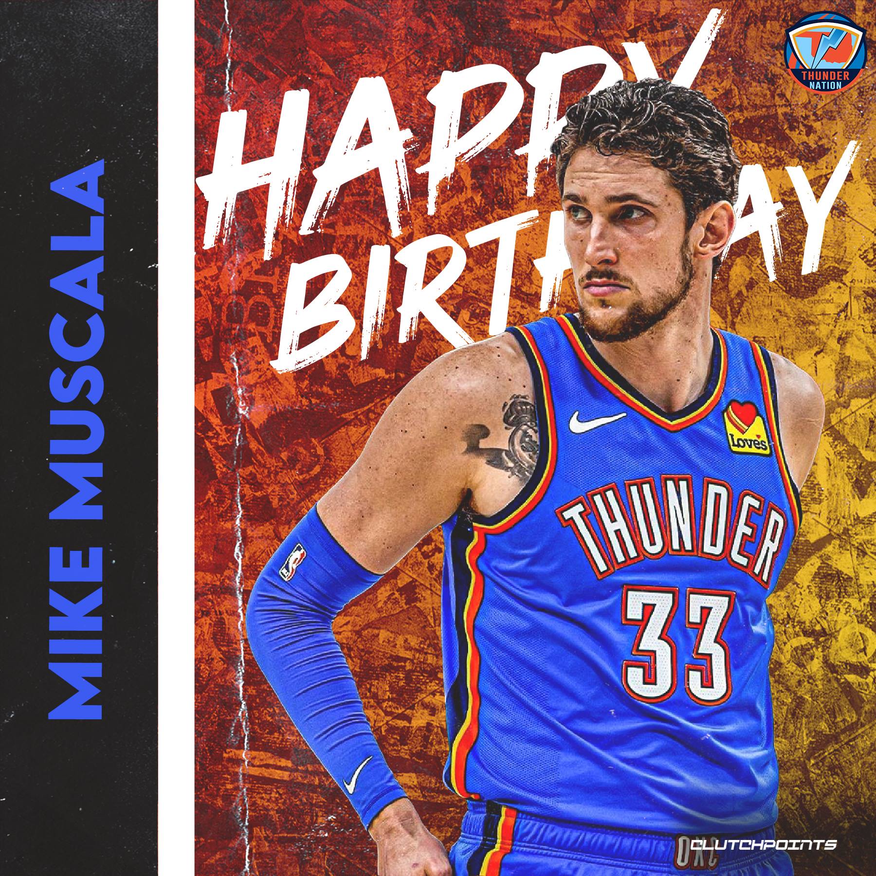 Join Thunder Nation in wishing Mike Muscala a happy 30th birthday!  