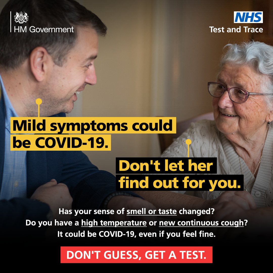 Even mild symptoms could be COVID and vulnerable people around you could still become seriously ill if they get it
🤒 If you feel unwell in any way – you can get a test to confirm if it's Covid
✅ PCR tests are 99% accurate – so don’t guess, get a test 
 
buff.ly/37nwUVw