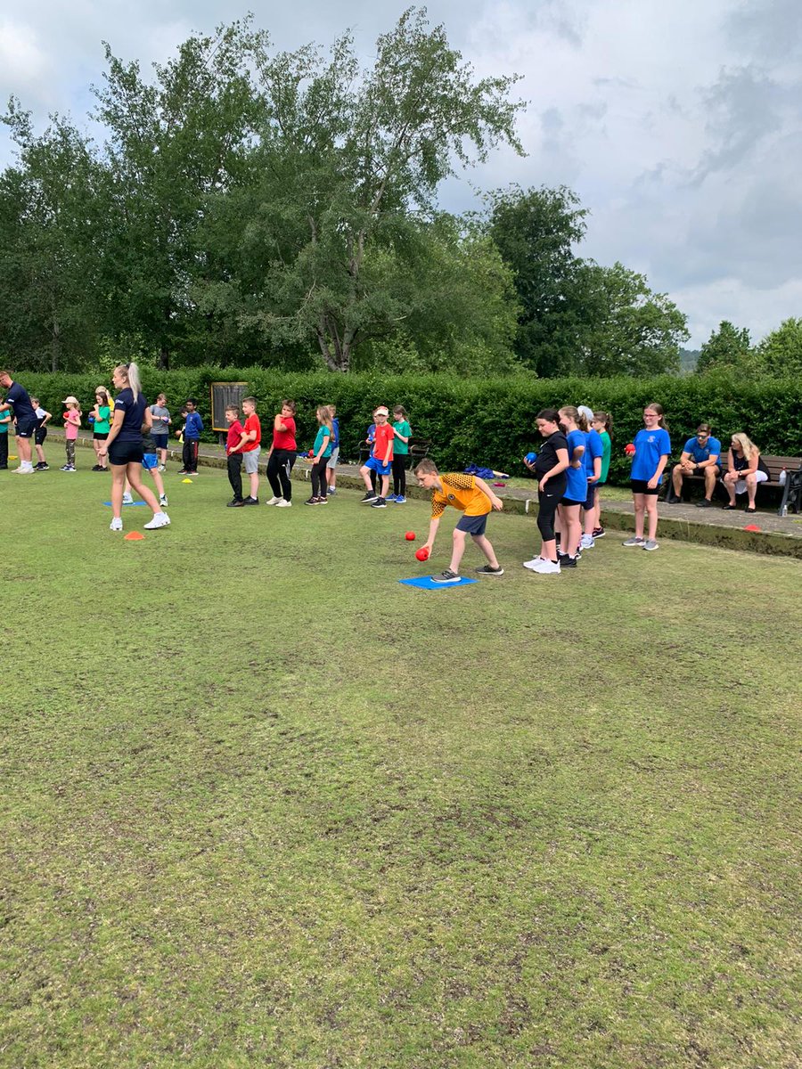 BowlsWales's tweet photo. @sport_leisure today at Ystrad Mynach Bowls Club
introducing children to bowls and their local bowls club.
Discover what’s on your door step...
#schoolclublink #BowlsAwareness https://t.co/nHYnX780e7