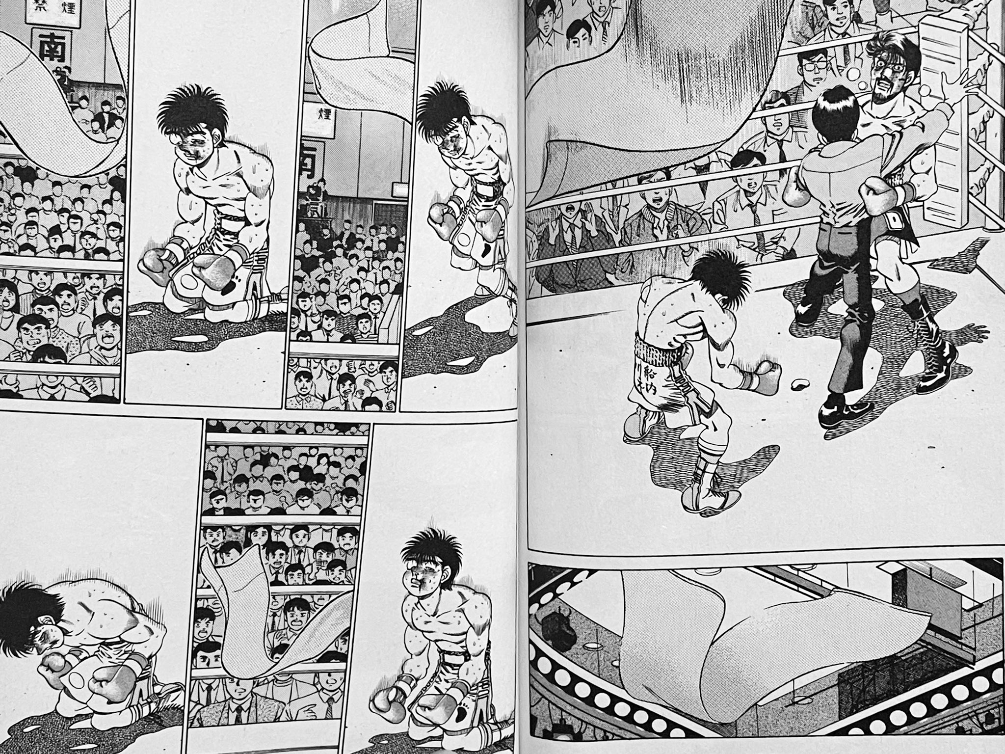 Ippology 改めて伊達vs一歩はすごいな 会長がタオルを投げたシーン そして一歩がチャンピオンの手を握ってときの感動 何回読んでも感動する はじめの一歩 T Co Xhd0phgxit Twitter