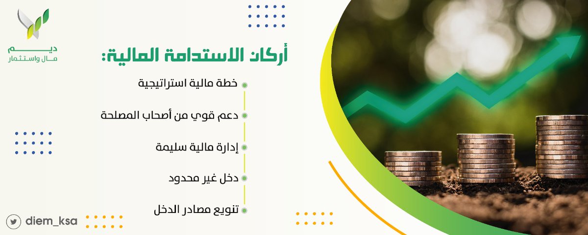 أهم أركان #الاستدامة_المالية 🌟