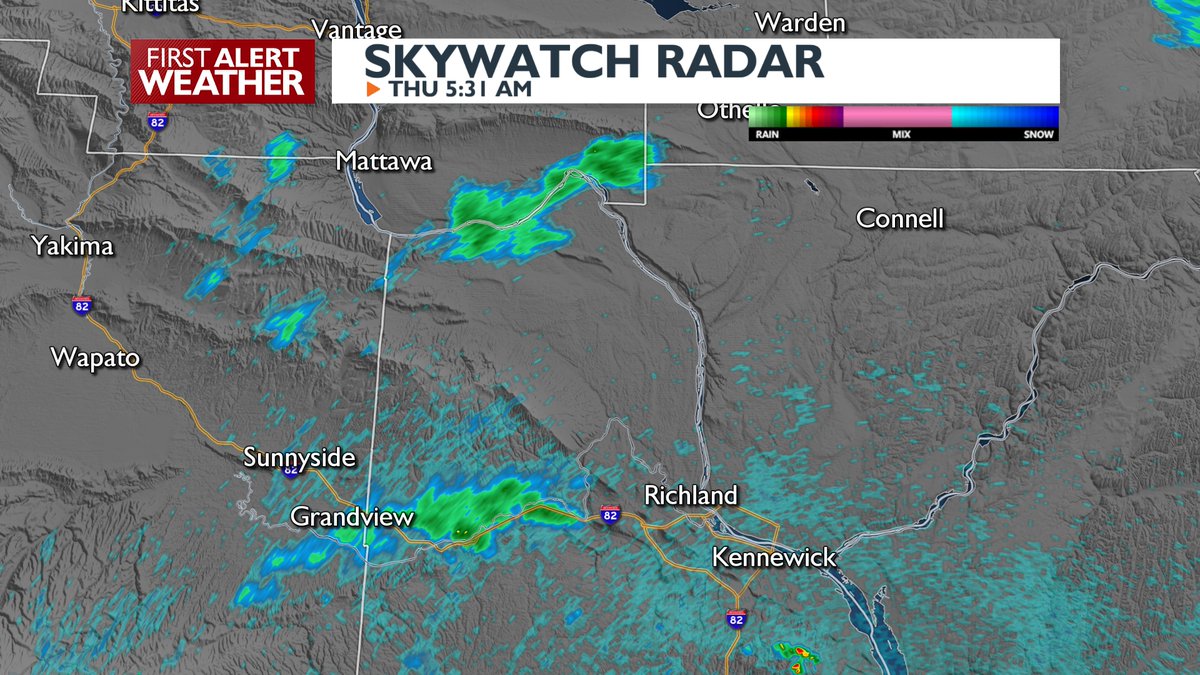 A few light showers drifting through the area this morning. They won't last long - back to sunshine today with more heat and wind. <a href="/KAPPKVEW/">Apple Valley News Now</a>