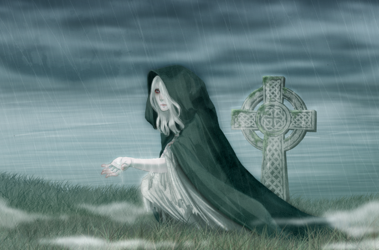 WailingSidhe's tweet photo. On one side there will be a reflection of what mortals think of her, a solitary Fae bound to Death, pain and loss; on the other, the Goddess she had been in the past.
Something Clíodhna herself "forgot" after losing her cousin and her first lover.
#MirrorThursday https://t.co/2tb3RiMjNR