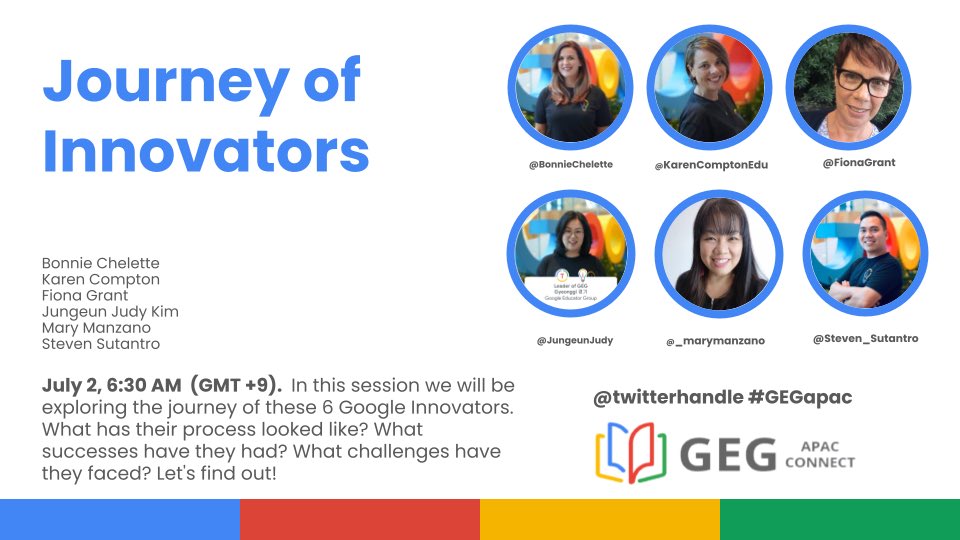 Have you ever felt you're not ready for this and you just go for it? Join us to discover our fearless journey #GEGAPAC #VIA21 #SEA19 with @JungeunJudy @naomi_toland @_marymanzano  @BonnieChelette @KarenComptonEdu @FionaGrant #EEConQuest