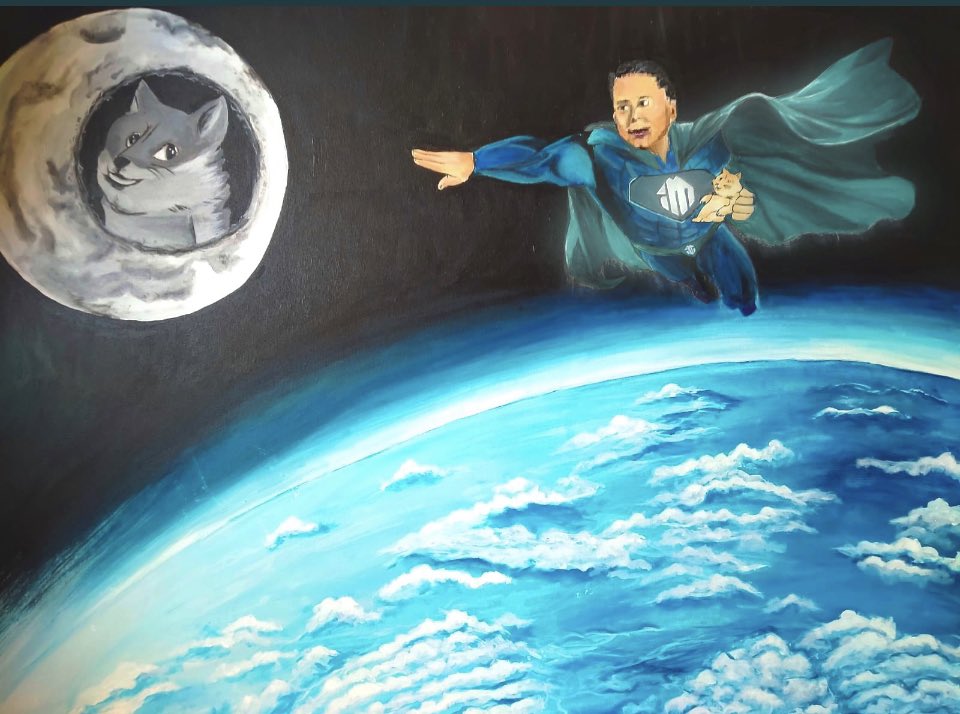   Happy late Birthday Elon Musk as taking doge to the moon $IRONY 