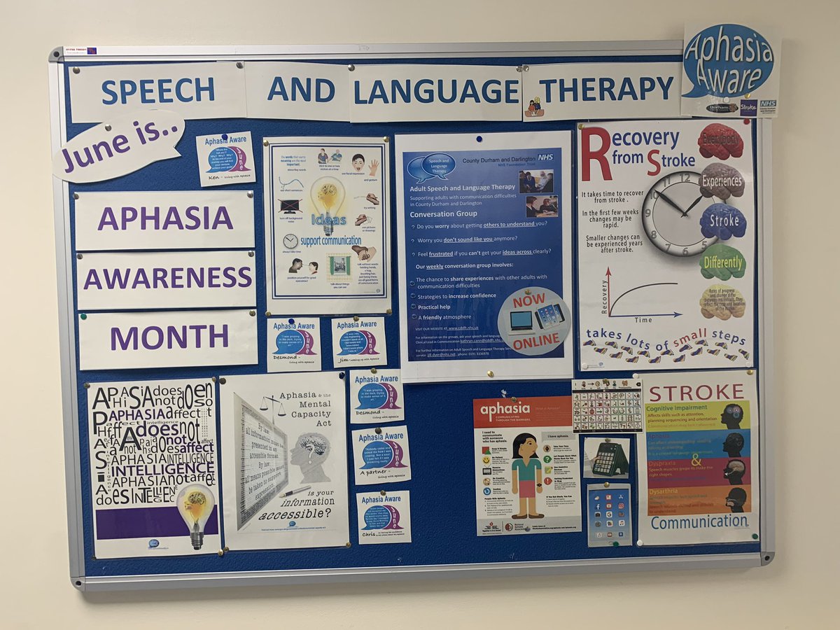 KeelySALT's tweet image. Successful drop in session for Aphasia Awareness here at BAGH on our Stroke Rehab Ward last week. Lovely to see other AHPs keen to get involved and learn more about aphasia too 🗣📝👍#AphasiaAwarenessMonth

@CDDFTSpeechDept @GivingVoiceUK @RCSLT @Meg_Christina95 @EmmaHodgsonSLT