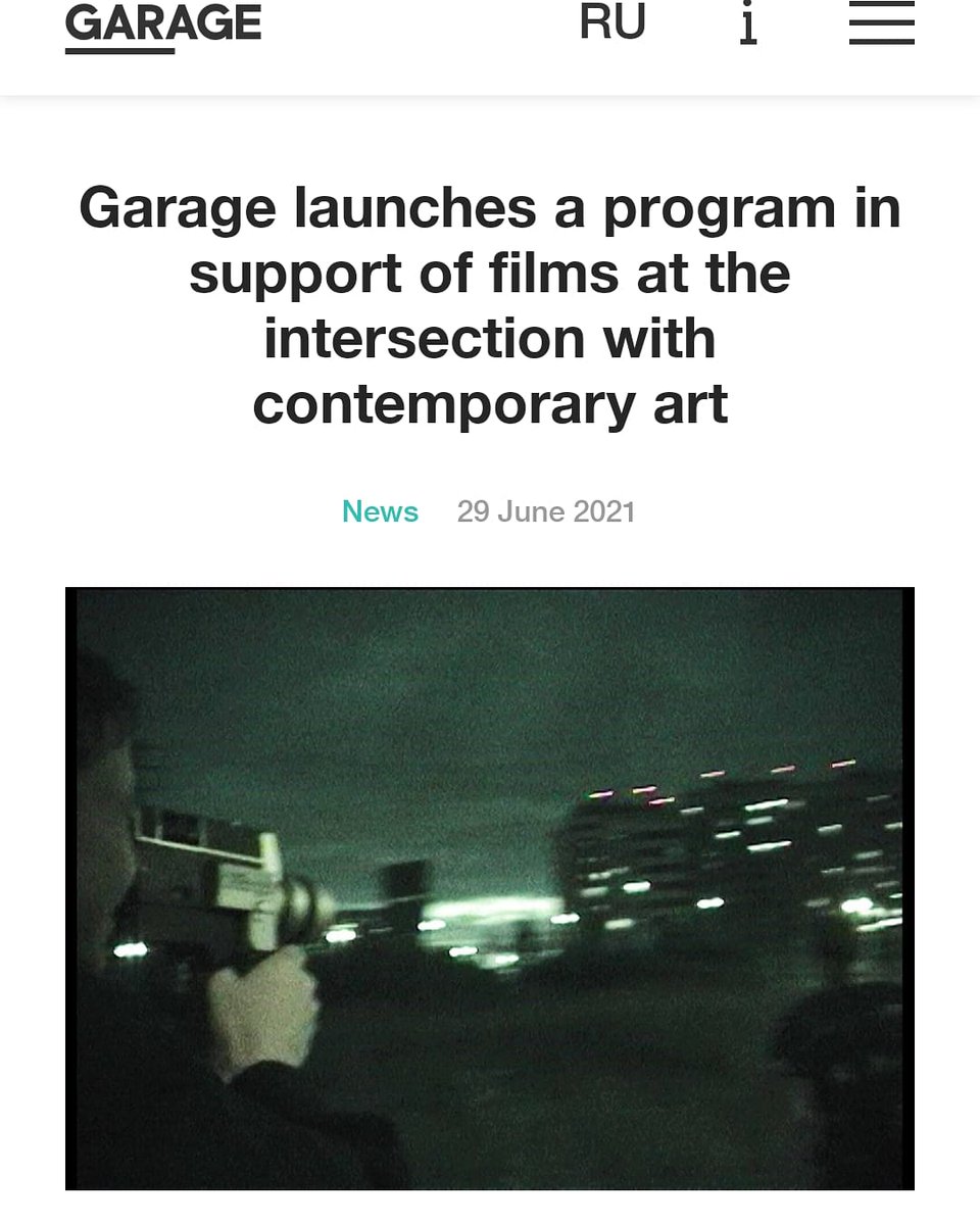 It's official : <a href="/garage_mca/">Garage</a> announced his support to <a href="/sasha__kulak/">Sasha Kulak</a> and our film "A Hawk as Big as a Horse" (produced by Les Steppes).

It underlines an important fact : we don't do documentary or fiction  films but, before everything else - art.

garagemca.org/ru/news/2021-0…