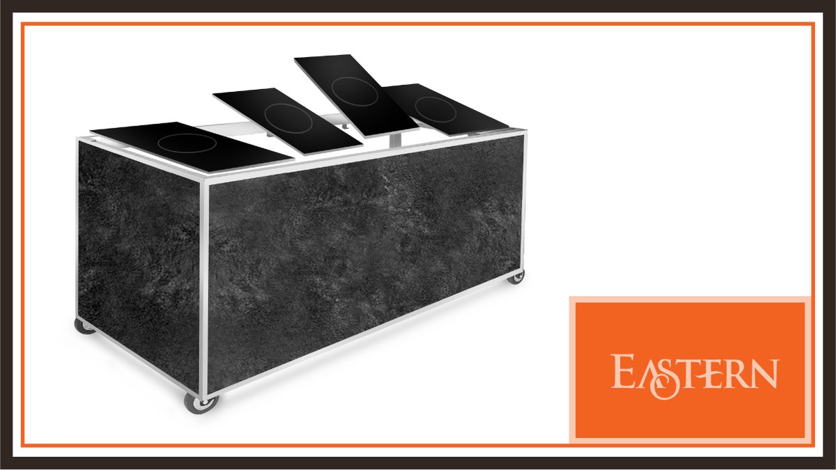 EasternTabletop's tweet image. Eastern&apos;s Hub Buffet System is form and function combined. Our fully customizable system allows for you to quickly configure your buffet to suit the needs of the event, including our induction cooking surfaces.
#easterntabletop #myplaybuffet #buffetsystem #buffet