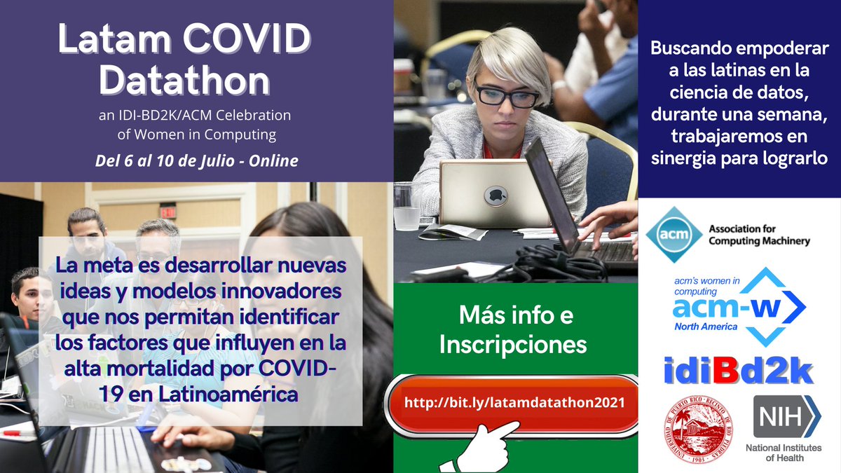 hardineros's tweet photo. Compartimos invitación a un nuevo Latam COVID Datathon a cargo del grupo @MITCriticalData
Evento gratuito y online del 6 al 10 de Julio
👉 https://t.co/UDfjLB95Lf
Muy honrados por ser parte del equipo organizador
Los esperamos!
#HARDINEROS #MITCriticalData #COVID #Datathon https://t.co/nmyEiEWyAw