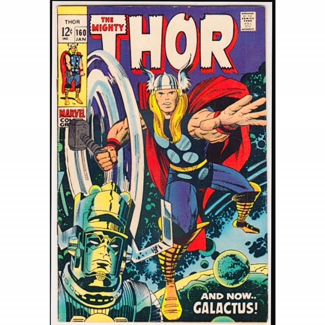 Thor’s space adventures lead him on a quest to stop Galactus from… well, being Galactus!  Thor 160 Jan 69 #thor #thorcomics #thorsday #comicbookcovers  #marvelcomics #marveluniverse https://t.co/zLoW9ceGYO