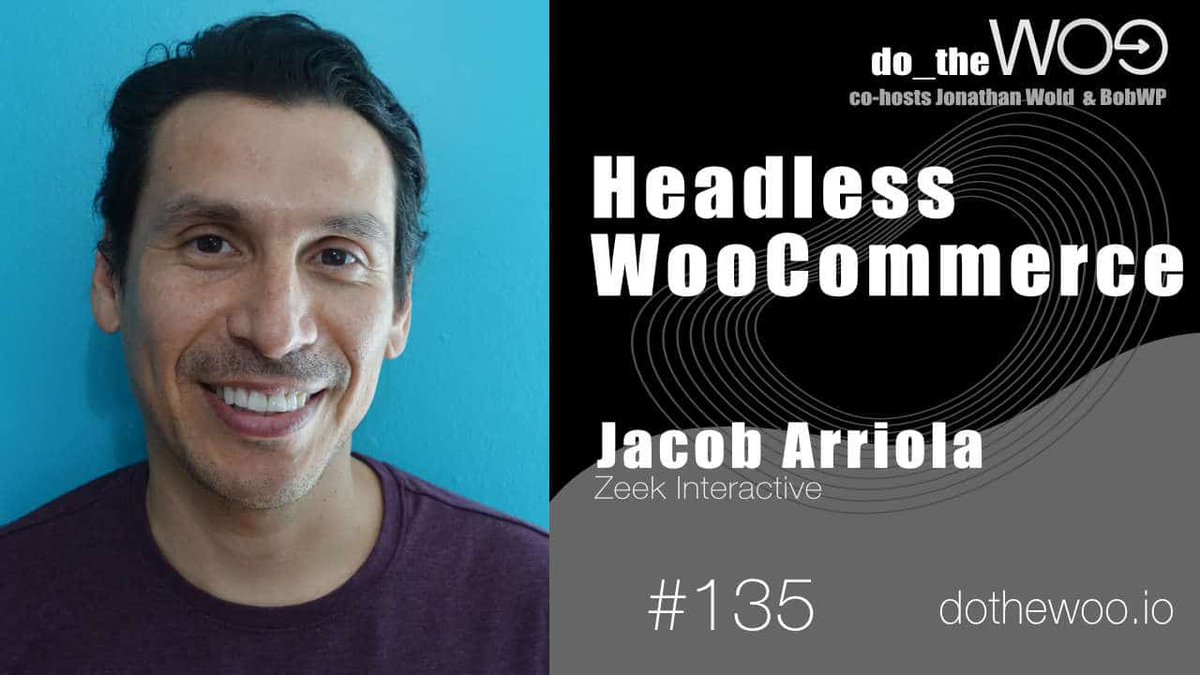 If you want to hear all you need to know about headless WooCommerce, this chat with <a href="/JacobArriola/">Jacob Arriola</a> from <a href="/zeekinteractive/">Zeek.com</a> is amazing. Tune in!  dothewoo.io/headless-wooco…