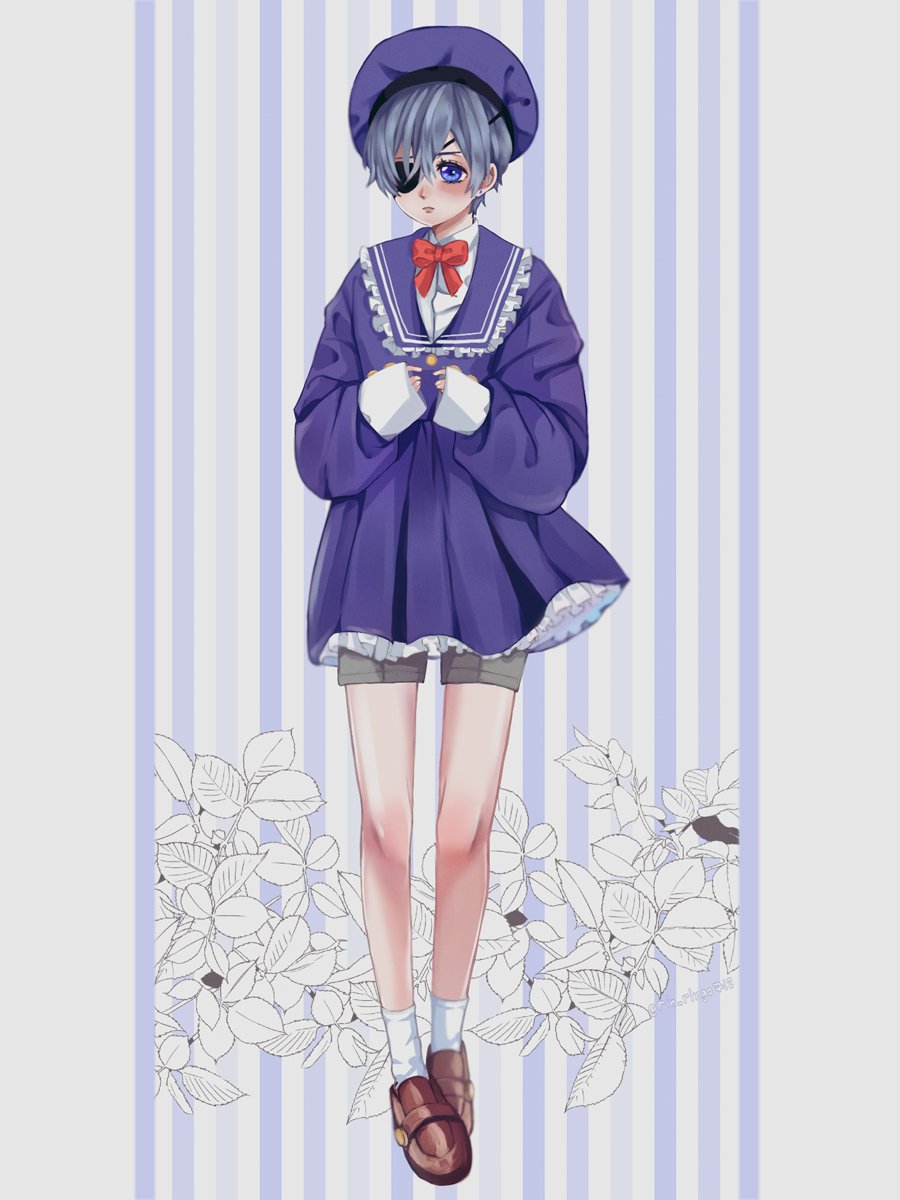 「I want to see him in more cute clothes 」|りんごのイラスト