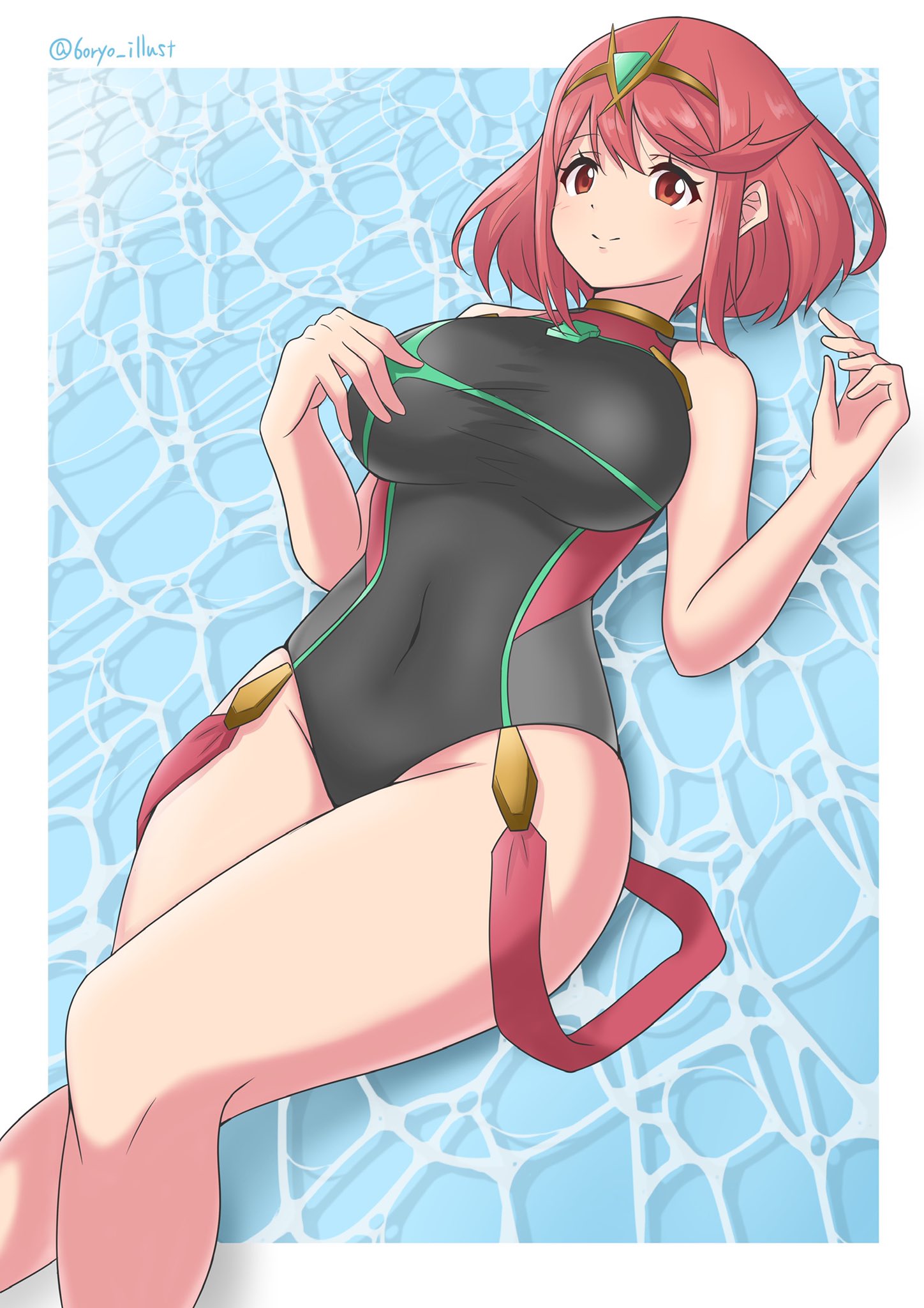 Ryo 寝そべり水着ホムラちゃん ゼノブレイド２ Xenobladechronicles2 T Co Inyqkl6wxs Twitter