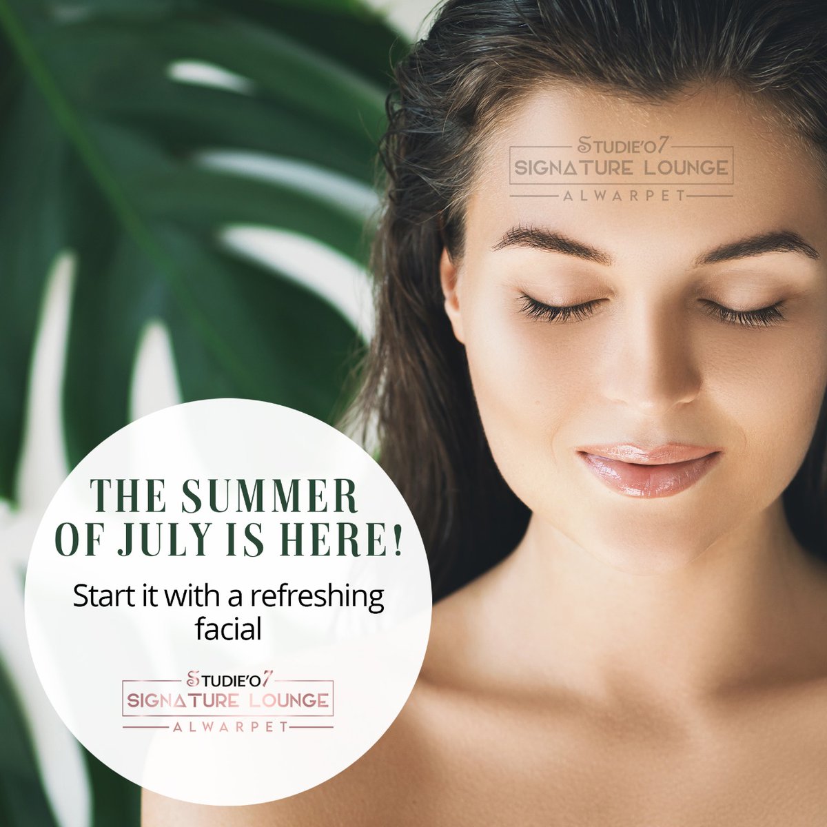 S7SLAlwarpet's tweet photo. The summer of July is here to bless us with refreshing facial services. Book your appointment now!
#facial #spa #summerofjuly #skincare
.
Call us for queries 044-23455080.
.
#studieo7 #salon #signaturelounge #alwarpet #chennai #safesalon #hygienicsalon #haircut #alwarpet https://t.co/um9VPCAbO9