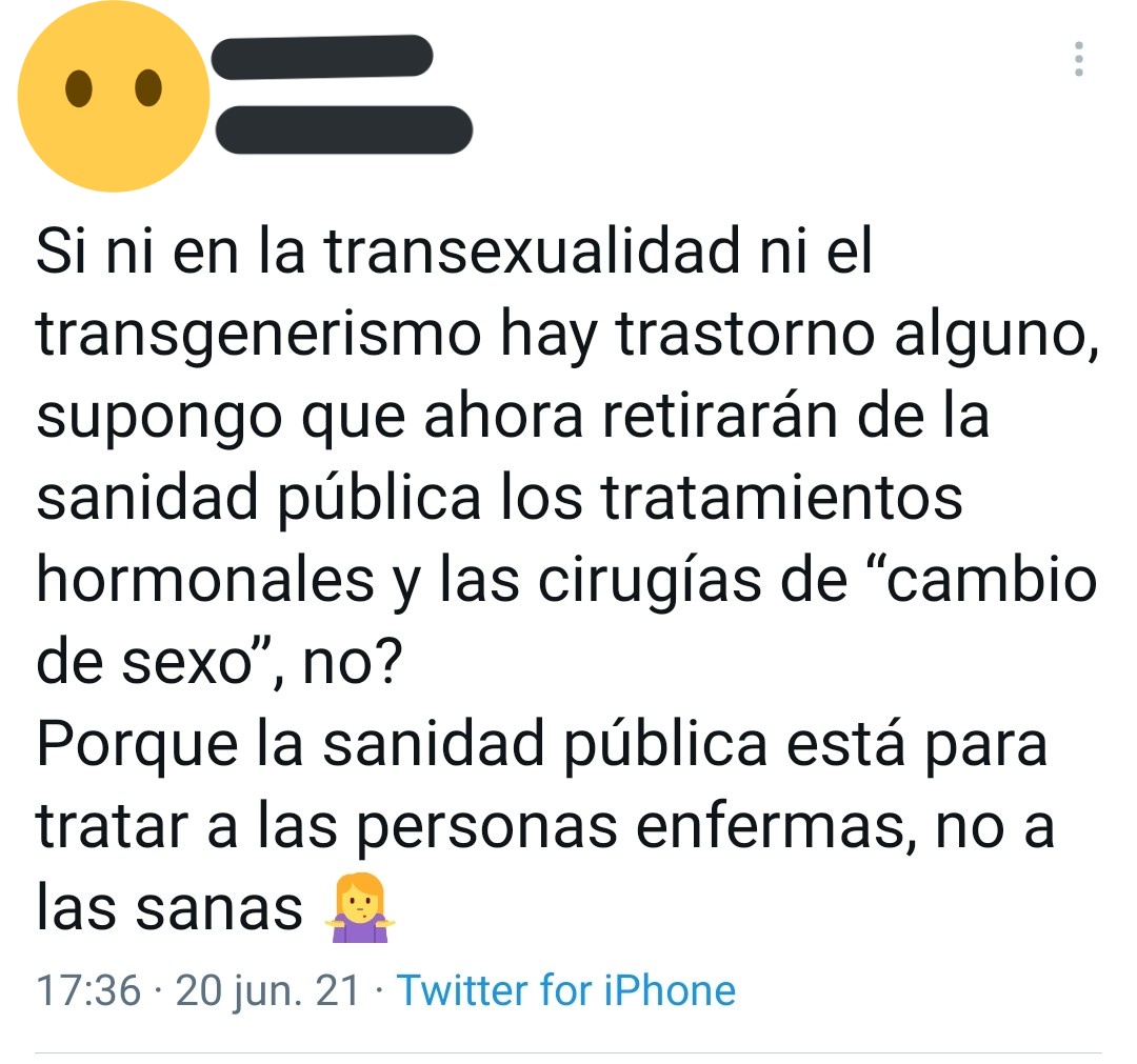 elsaruizcomica's tweet photo. Esta persona que opina esto supongo que estará en contra de que los embarazos y los abortos los cubra la sanidad pública ya que estar embarazade no es una enfermedad, ¿no? https://t.co/7icSERdp0k