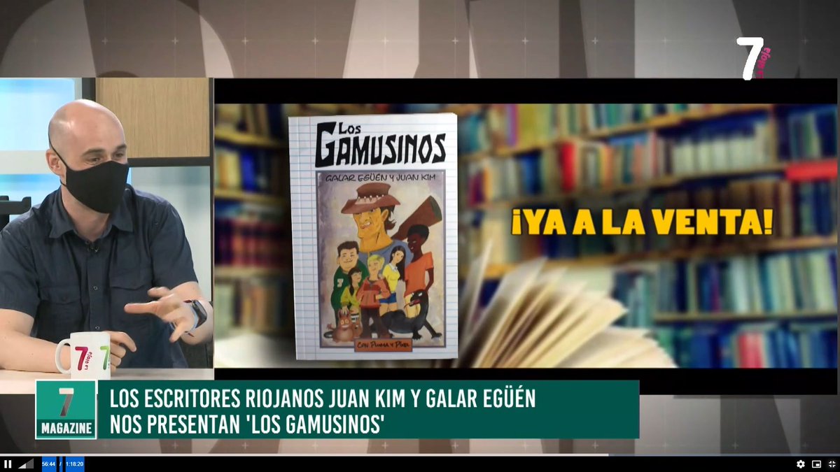 Conplumaypixel's tweet photo. Además de en La Casa del Libro, nuestros cazadores de gamusinos estuvieron en @7LariojaTV con Silvia Llorente. No os perdáis esta intervención en 7Magazine, en especial desde el minuto 52. Aquí os pasamos el enlace:
https://t.co/M25c1t4cPG
#conplumaypixel #LosGamusinos #juvenil https://t.co/92sxP9RDxk
