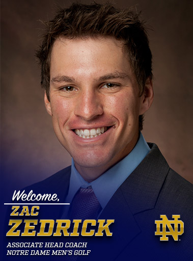 Welcome <a href="/CoachZedrick/">Zac Zedrick</a> to the #NDFamily! 

<a href="/JHandrigan/">John Handrigan</a> named Zedrick the new Associate Head Coach on Thursday. 

🔗: bit.ly/3xdkhXf

#GoIrish ☘️