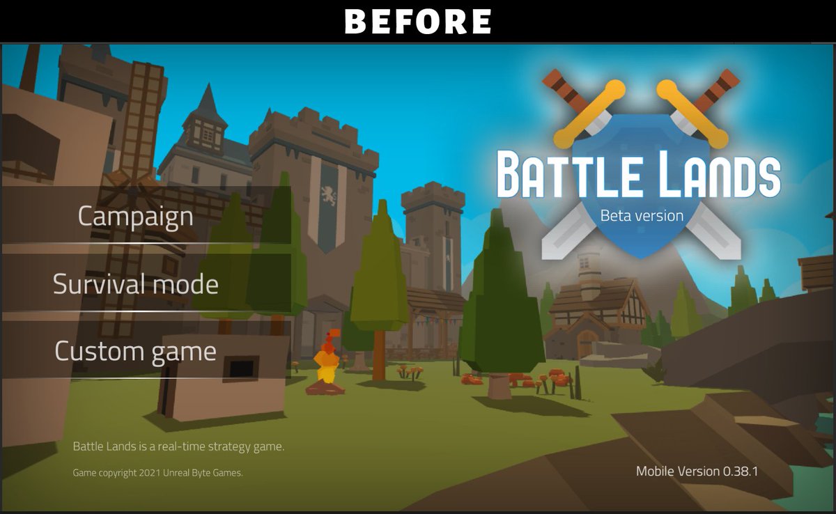 unrealbyte's tweet image. Hey guys! We need some feedback. Which one do you like the most?
Any comments are greatly appreciated😀
#indie #indiegame #indiegames #IndieGameDev #gamedev #mobilegame #mobile #unity3d #indiedev #madewithunity #WIP