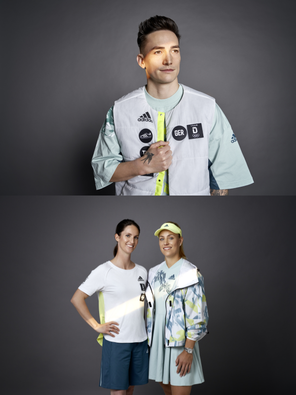 BadmintonTalk's tweet photo. Tim badminton Jerman dan seragam mereka untuk #Tokyo2020. Seragam terdiri dari seragam opening, podium, dan untuk aktivitas sehari-hari di wisma atlet (sesuai urutan foto).

📷: Team Deutschland / adidas https://t.co/K1UdfierSq