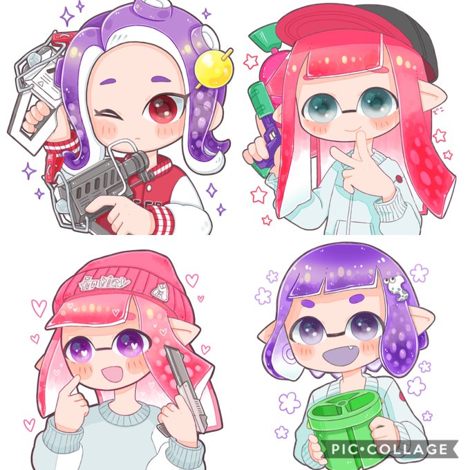 スプラトゥーン6周年なのでイカ絵師繋がろうぜのtwitterイラスト検索結果