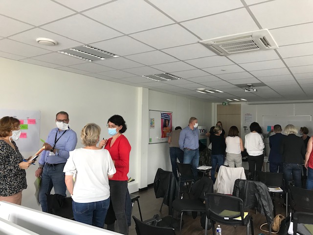 dauchez_anne's tweet image. 📢Rapprochement @pole_emploi @Capemploi_ en #Vendée, c'est lancé 🚀... 1ère journée de travail avec les managers pour préparer l'offre de services unifiée ⏩  Beaucoup d'idées et de leviers pour accélérer, ensemble, le retour à l'emploi des personnes en situation de #Handicap