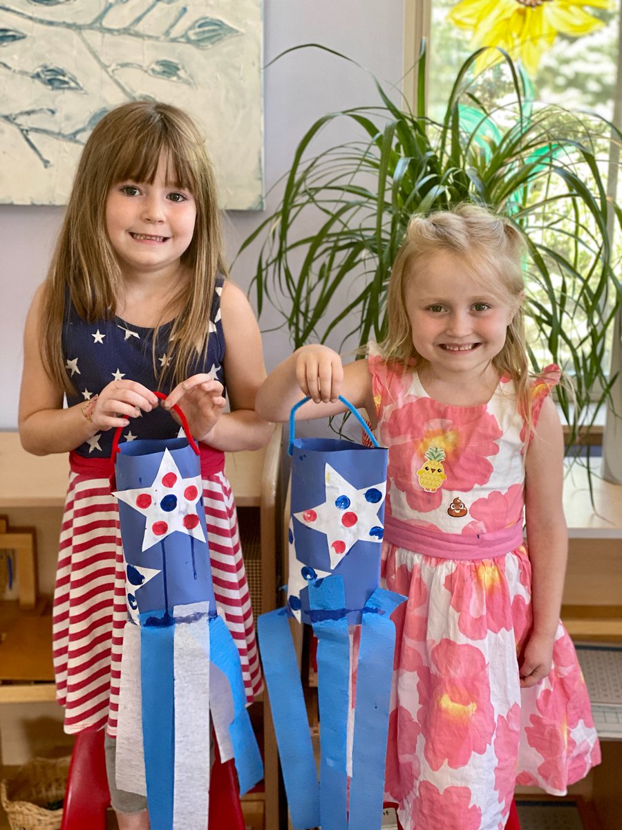 AMMONTESSORI's tweet photo. The 4th of July celebration continues! Look at these cool lanterns that we made! #4thofJulyWeekend #4thJuly #AmericanMontessori #Montessori Call us today at 952-736-1004 or visit us online at https://t.co/JL194LMGWP https://t.co/ohv1GMpC2l