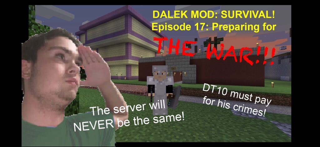 Teab02 New Video Dalek Mod Survival Episode 17 Preparing For The War Minecraft Minecraftyoutuber Minecraftsurvival Minecraftmods Dalekmod Minecraftsmp Minecraftsmpserver Dalekmodsurvival T Co Dqmqussbmp Twitter