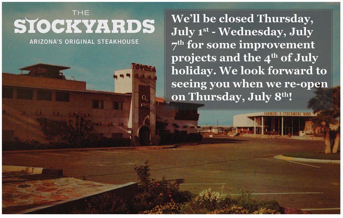 Stockyards tweet media