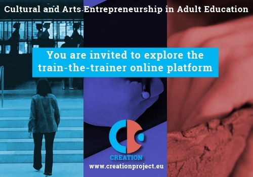 creation_eu's tweet photo. Launch of the CREATION #elearning platform to train the trainer in #culture &amp; #arts #entrepreneurship for marginalised adult #women. The online platform is open for all to explore at https://t.co/DA1hwjc2JN
@creation_eu
 #Refugees #Educators https://t.co/1RreiQeUs8