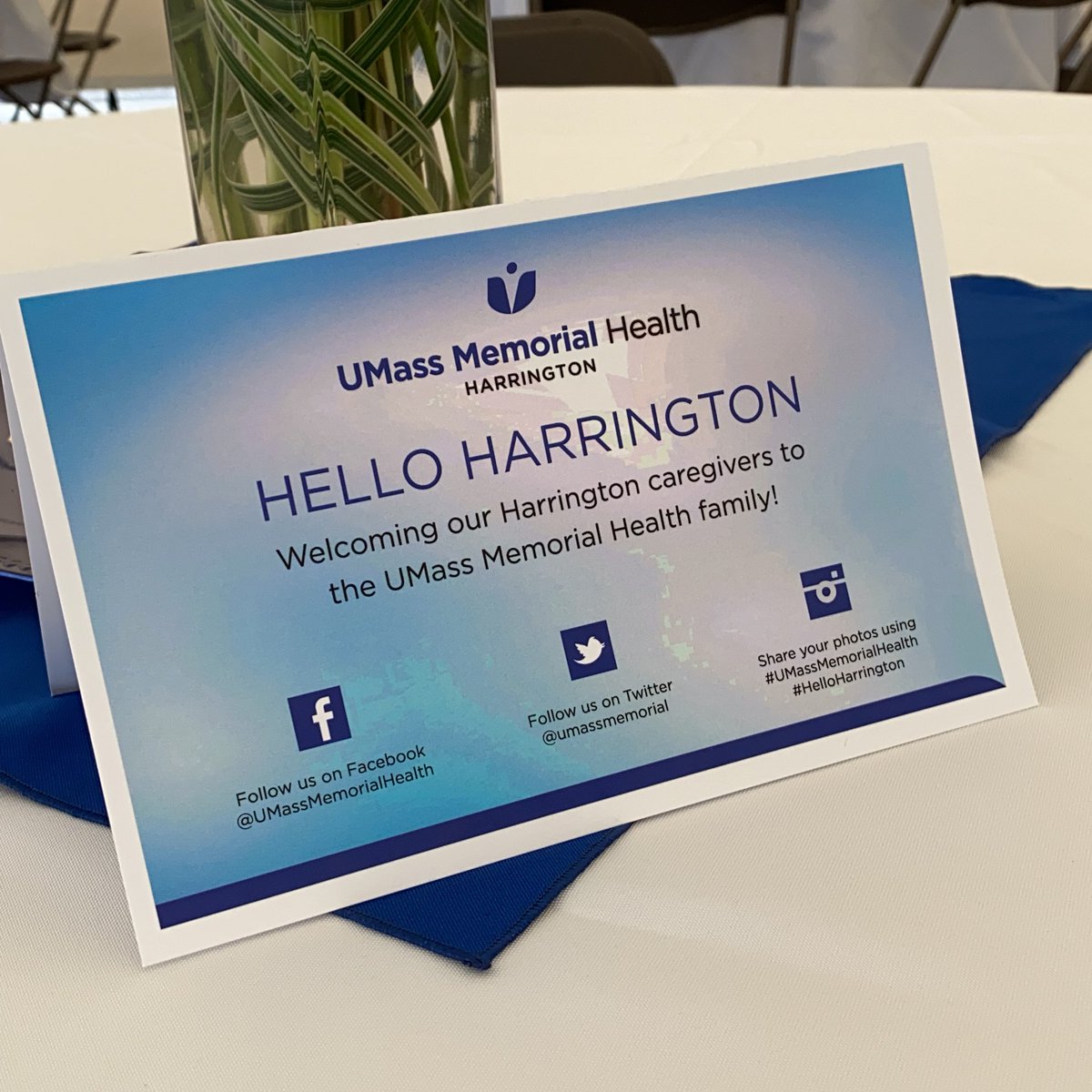 umassmemorial's tweet photo. It’s all happening! 😀🥳 Follow #HelloHarrington all day for updates from @HarringtonCare! #UMassMemorialHealth https://t.co/gydJWbUvPF